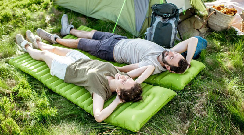 psolo tent and air mattress
