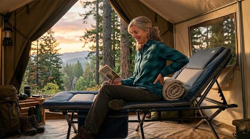 Best Camping Cots for Bad Backs of 2026 Best Camping Cots for Bad Backs